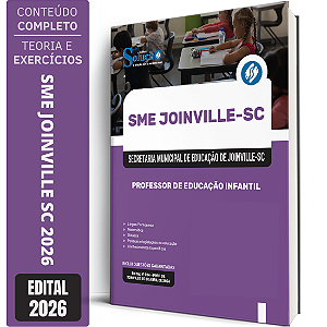 Apostila SME Joinville SC 2026 - Professor de Educação Infantil