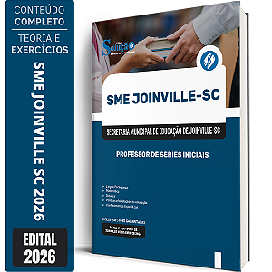 Apostila SME Joinville SC 2026 - Professor de Séries Iniciais