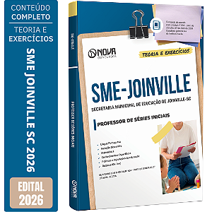 Apostila SME Joinville SC - 2026 - Professor de Séries Iniciais