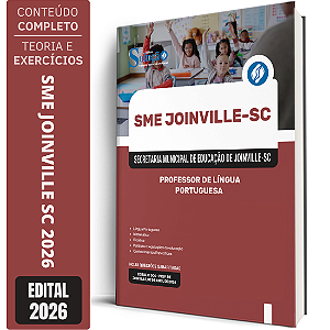 Apostila SME Joinville SC 2026 - Professor de Língua Portuguesa