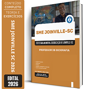 Apostila SME Joinville SC 2026 - Professor de Geografia