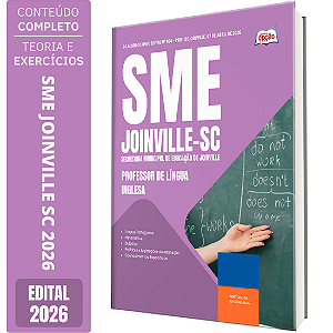 Apostila SME Joinville SC 2026 - Professor de Língua Inglesa