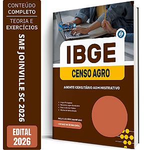 Apostila IBGE Temporário 2026 - Agente Censitário Administrativo