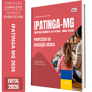 Apostila Prefeitura de Ipatinga MG 2026 - Professor da Educação Básica