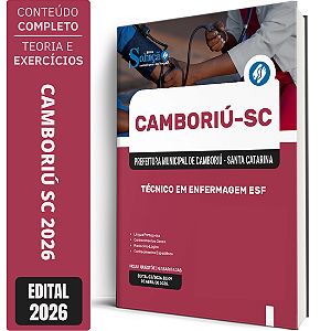 Apostila Prefeitura de Camboriú SC 2026 - Técnico em Enfermagem ESF