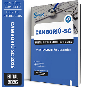 Apostila Prefeitura de Camboriú SC 2026 - Agente Comunitário de Saúde