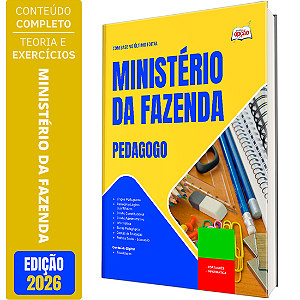 Apostila Ministério da Fazenda 2026 - Pedagogo