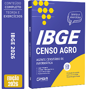 Apostila IBGE Temporário 2026 Censo Agro - Agente Censitário de Informática