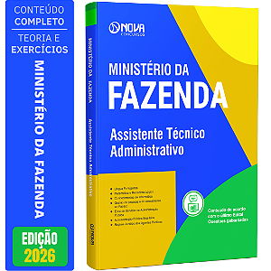 Apostila Ministério da Fazenda 2026 - Assistente Técnico Administrativo (ATA)