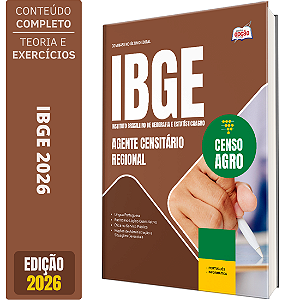 Apostila IBGE Temporário 2026 - Agente Censitário Regional