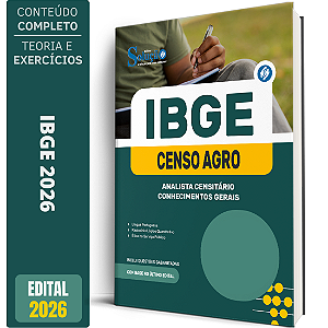Apostila IBGE Temporário 2026 Analista Censitário - Conhecimentos Gerais