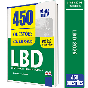 Caderno de 450 Questões LDB 2026 - Questões Gabaritadas