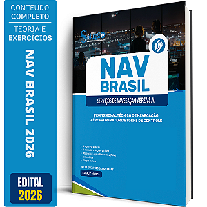 Apostila NAV Brasil 2026 Profissional Técnico de Navegação Aérea - Operador de Torre de Controle