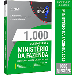 Livro 1000 Questões Ministério da Fazenda - Assistente Técnico Administrativo (ATA)