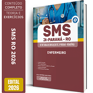Apostila Prefeitura de Ji Paraná RO 2026 - Enfermeiro