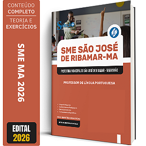 Apostila Prefeitura de São José de Ribamar MA 2026 Professor - Língua Portuguesa