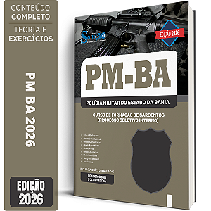 Apostila PM BA 2026 - Curso de Formação de Sargentos (Processo Seletivo Interno)
