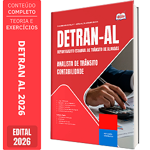 Apostila DETRAN AL 2026 Analista de Trânsito - Contabilidade