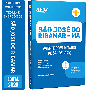 Apostila Prefeitura de São José de Ribamar MA 2026 - Agente Comunitário de Saúde (ACS)