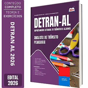 Apostila DETRAN AL 2026 Analista de Trânsito - Pedagogia