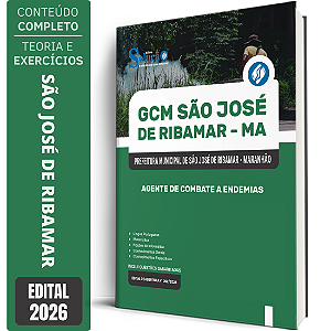 Apostila GCM Prefeitura de São José de Ribamar MA 2026 - Agente de Combate a Endemias