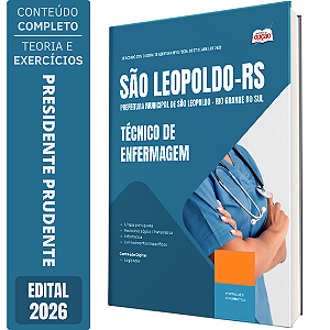 Apostila Prefeitura de São Leopoldo RS 2026 - Técnico de Enfermagem