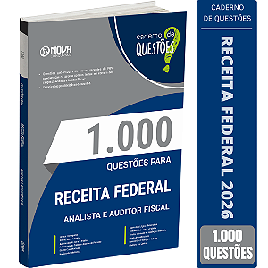Livro 1000 Questões Gabaritadas para RF - Analista e Auditor Fiscal