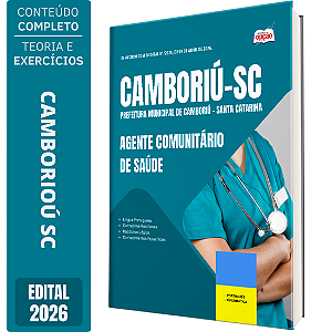 Apostila Prefeitura de Camboriú SC 2026 - Agente Comunitário de Saúde