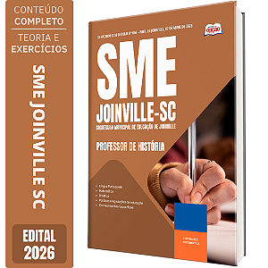 Apostila SME Joinville SC 2026 - Professor de História