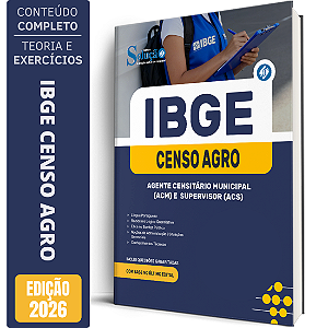 Apostila IBGE Temporário 2026 - Agente Censitário Municipal (ACM) e Supervisor (ACS)