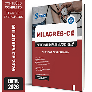 Apostila Prefeitura de Milagres CE 2026 - Técnico de Enfermagem