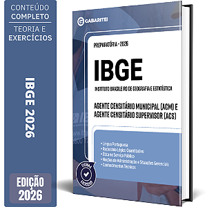 Apostila IBGE 2026 - Agente Censitário Municipal (ACM) e Agente Censitário Supervisor (ACS)