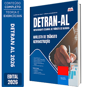 Apostila DETRAN AL 2026 Analista de Trânsito - Administração