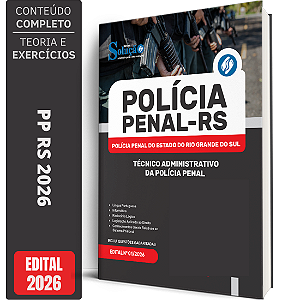 Apostila PP RS 2026 - Técnico Administrativo da Polícia Penal