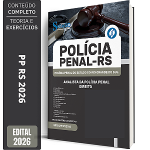 Apostila PP RS 2026 - Analista de Polícia Penal - DIREITO