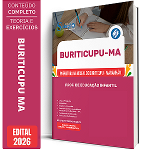 Apostila Prefeitura de Buriticupu MA 2026 - Prof. de Educação Infantil