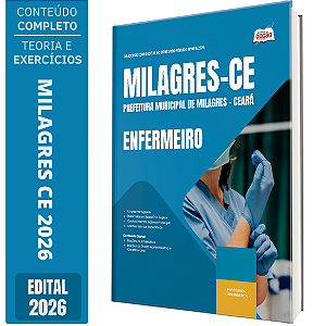 Apostila Prefeitura de Milagres CE 2026 - Enfermeiro