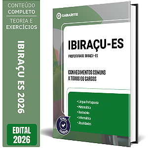 Apostila Prefeitura de Ibiraçu ES 2026 - Conhecimentos Comuns a todos os Cargos