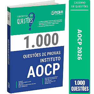 Livro 1.000 Questões Gabaritadas do Instituto AOCP