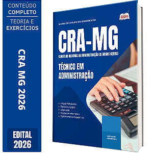 Apostila CRA MG 2026 - Técnico em Administração