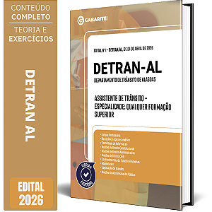 Apostila Detran AL Assistente de Trânsito – Especialidade: Qualquer formação superior