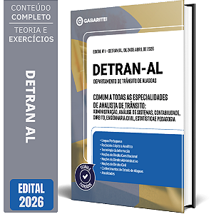 Apostila Detran AL - Comum a todas as especialidades de Analista de Trânsito