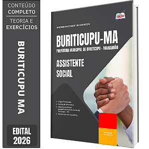 Apostila Prefeitura de Buriticupu MA 2026 - Assistente Social