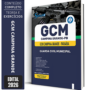Apostila Prefeitura de Campina Grande PB 2026 GCM - Guarda Civil Municipal