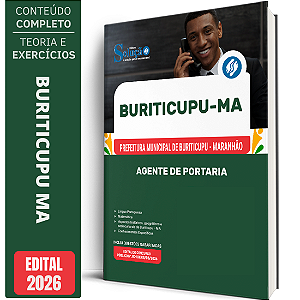 Apostila Prefeitura de Buriticupu MA 2026 - Agente de Portaria