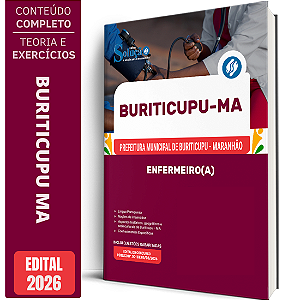 Apostila Prefeitura de Buriticupu MA 2026 - Enfermeiro(a)
