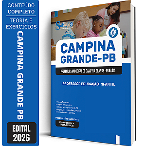Apostila Prefeitura de Campina Grande PB 2026 - Professor Educação Infantil