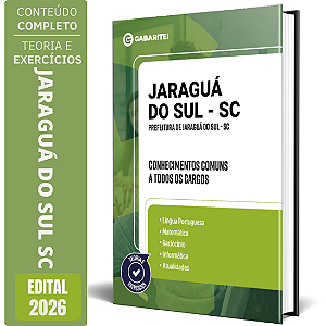 Apostila Prefeitura de Jaraguá do Sul SC 2026 - Conhecimentos Comuns a todos os Cargos
