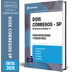 Apostila Prefeitura de Dois Córregos SP 2026 - Conhecimentos Comuns a todos os Cargos