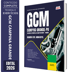 Apostila Prefeitura de Campina Grande PB 2026 GCM - Guarda Civil Municipal